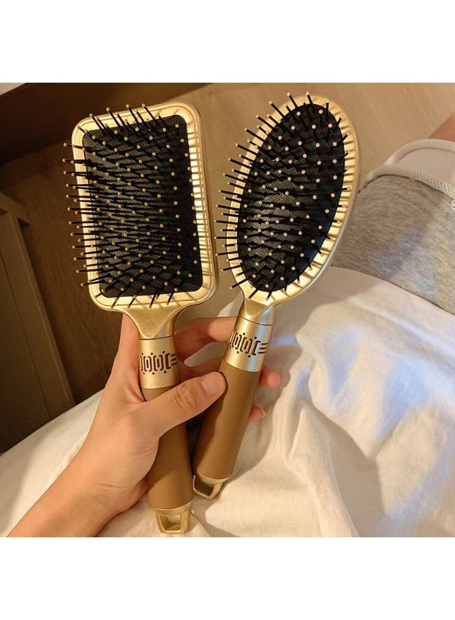Premium Air Cushion Hair Brush, Scalp Massage Comb for Women, Wide Plate Brush for Long Curly Hair, Anti Static Detangling Brush for Home Use - Image 4